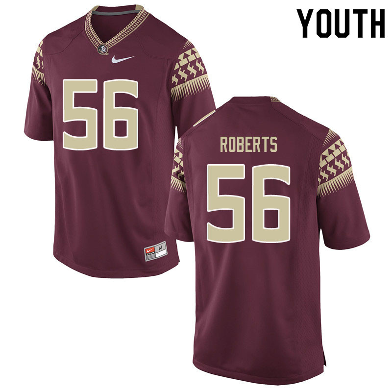 Youth #56 Ryan Roberts Florida State Seminoles College Football Jerseys Sale-Garent